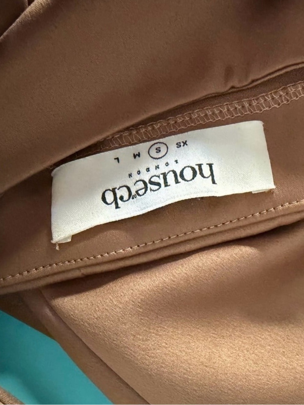 house of cb Satin Dress - Bronze - Picture 9 of 9